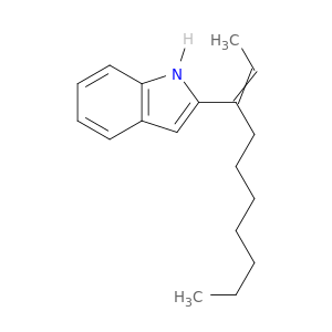 1H-Indole, 2-(1-ethylideneoctyl)-