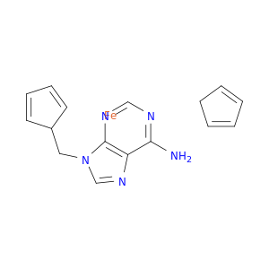 cyclopenta-1,3-diene; 9-(1-cyclopenta-2,4-dienylmethyl)purin-6-amine; iron