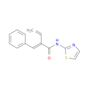 3-Butenamide, 2-(phenylmethylene)-N-2-thiazolyl-, (2E)-