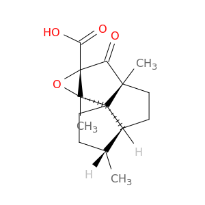 Cyclopenta[6,6a]pentaleno[1,2-b]oxirene-6a(7aH)-carboxylicacid, octahydro-3,5a,7a-trimethyl-6-oxo-, (3R,3aS,5aR,6aS,7aS,7bS)- (9CI)