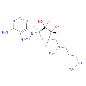 Adenosine,5'-deoxy-5'-[(3-hydrazinopropyl)methylamino]- (9CI)