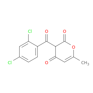 2H-Pyran-2,4(3H)-dione, 3-(2,4-dichlorobenzoyl)-6-methyl-