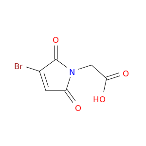 1H-Pyrrole-1-acetic acid, 3-bromo-2,5-dihydro-2,5-dioxo-