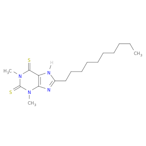 8-DECYLTHIO-6-THIOTHEOPHYLLINE