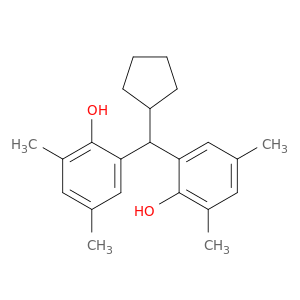 Phenol, 2,2'-(cyclopentylmethylene)bis[4,6-dimethyl-