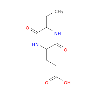 2-Piperazinepropanoicacid, 5-ethyl-3,6-dioxo-