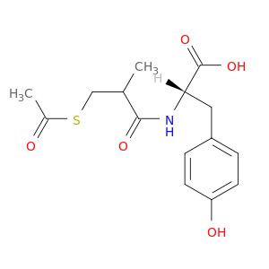 L-Tyrosine, N-[3-(acetylthio)-2-methyl-1-oxopropyl]-
