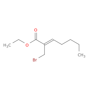 2-Heptenoic acid, 2-(bromomethyl)-, ethyl ester, (Z)-