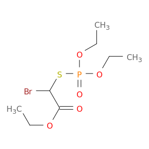 Acetic acid, bromo[(diethoxyphosphinyl)thio]-, ethyl ester