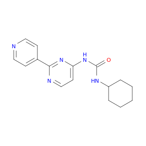 Urea, N-cyclohexyl-N'-[2-(4-pyridinyl)-4-pyrimidinyl]-