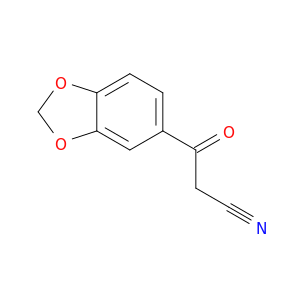 3-(苯并[d] [1,3]二氧杂环戊烯-5-基)-3-氧代丙腈