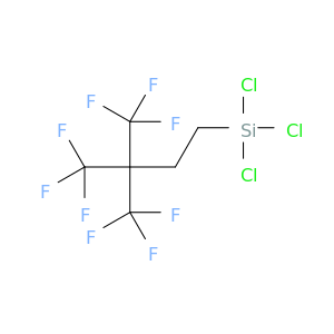 Silane, trichloro[4,4,4-trifluoro-3,3-bis(trifluoromethyl)butyl]-