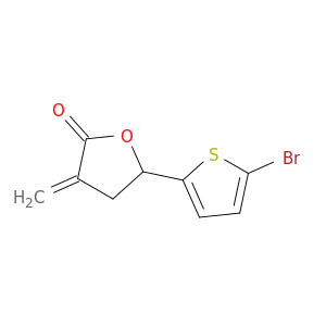 2(3H)-Furanone, 5-(5-bromo-2-thienyl)dihydro-3-methylene-