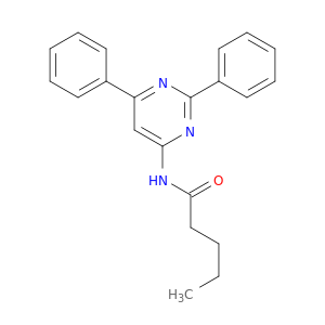 Pentanamide, N-(2,6-diphenyl-4-pyrimidinyl)-