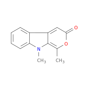 Pyrano[3,4-b]indol-3(9H)-one, 1,9-dimethyl-