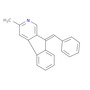 9H-Indeno[2,1-c]pyridine, 3-methyl-9-(phenylmethylene)-, (Z)-