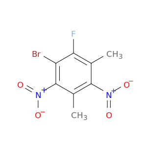 1-bromo-2-fluoro-3,5-dimethyl-4,6-dinitrobenzene