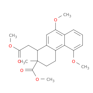 METHYL 5,9-DIMETHOXY-1-(METHOXYCARBONYLMETHYL)-2-METHYL-3,4-DIHYDRO-1H-PHENANTHRENE-2-CARBOXYLATE