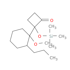 Cyclobutanone, 2-(1-methoxy-2-propylcyclohexyl)-2-[(trimethylsilyl)oxy]-