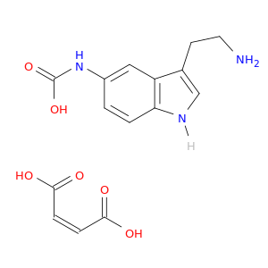 Carbamic acid, [3-(2-aminoethyl)-1H-indol-5-yl]-, (Z)-2-butenedioate(1:1)