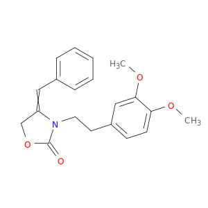 2-Oxazolidinone, 3-[2-(3,4-dimethoxyphenyl)ethyl]-4-(phenylmethylene)-
