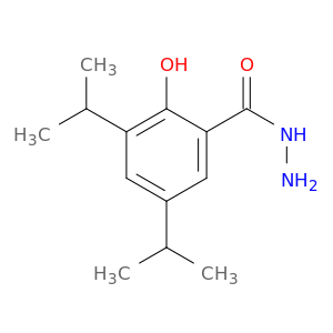 2-羟基-3,5-二(丙-2-基)苯甲酰肼