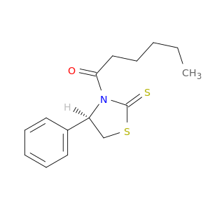 2-Thiazolidinethione, 3-(1-oxohexyl)-4-phenyl-, (4R)-