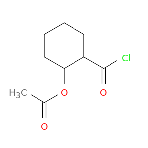 Cyclohexanecarbonyl chloride, 2-(acetyloxy)- (9CI)