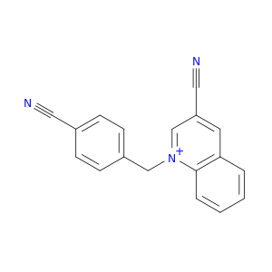 Quinolinium, 3-cyano-1-[(4-cyanophenyl)methyl]-