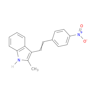 1H-Indole, 2-methyl-3-[2-(4-nitrophenyl)ethenyl]-