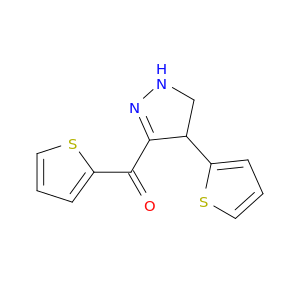 Methanone, [4,5-dihydro-4-(2-thienyl)-1H-pyrazol-3-yl]-2-thienyl-