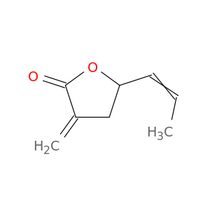 2(3H)-Furanone, dihydro-3-methylene-5-(1-propenyl)-
