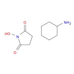 2,5-Pyrrolidinedione, 1-hydroxy-, compd. with cyclohexanamine (1:1)