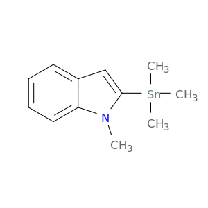 1H-Indole, 1-methyl-2-(trimethylstannyl)-