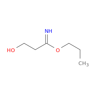 Propanimidic acid, 3-hydroxy-, propyl ester