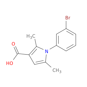 1-(3-Bromophenyl)-2,5-dimethyl-1H-pyrrole-3-carboxylic Acid