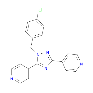 Pyridine, 4,4'-[1-[(4-chlorophenyl)methyl]-1H-1,2,4-triazole-3,5-diyl]bis-