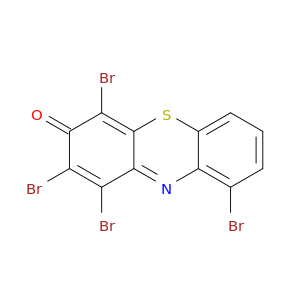 3H-Phenothiazin-3-one, 1,2,4,9-tetrabromo-