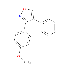 Isoxazole, 3-(4-methoxyphenyl)-4-phenyl-