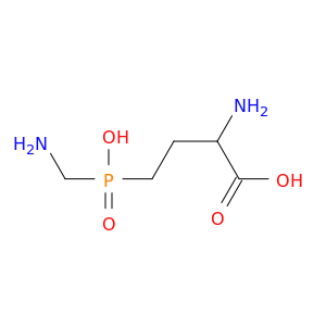Butanoic acid, 2-amino-4-[(aminomethyl)hydroxyphosphinyl]-