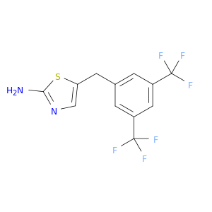 5-{[3,5-bis(trifluoromethyl)phenyl]methyl}-1,3-thiazol-2-amine