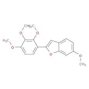 6-Methoxy-2-(2,3,4-trimethoxyphenyl)benzofuran