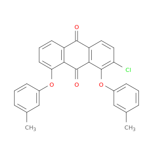 9,10-Anthracenedione, 2-chloro-1,8-bis(3-methylphenoxy)-