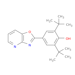 Phenol, 2,6-bis(1,1-dimethylethyl)-4-oxazolo[4,5-b]pyridin-2-yl-