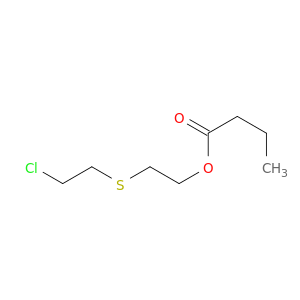 Butanoic acid,2-[(2-chloroethyl)thio]ethyl ester