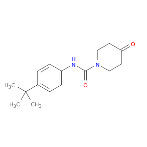 1-Piperidinecarboxamide, N-[4-(1,1-dimethylethyl)phenyl]-4-oxo-