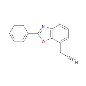 7-Benzoxazoleacetonitrile, 2-phenyl-