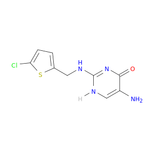 4(1H)-Pyrimidinone, 5-amino-2-[[(5-chloro-2-thienyl)methyl]amino]-