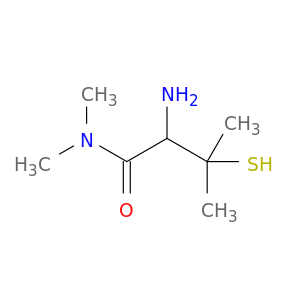 Butanamide, 2-amino-3-mercapto-N,N,3-trimethyl-