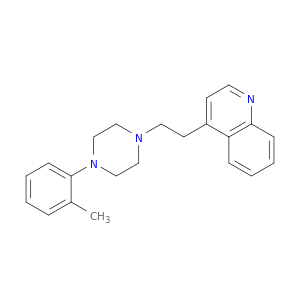 Quinoline,4-[2-[4-(2-methylphenyl)-1-piperazinyl]ethyl]-